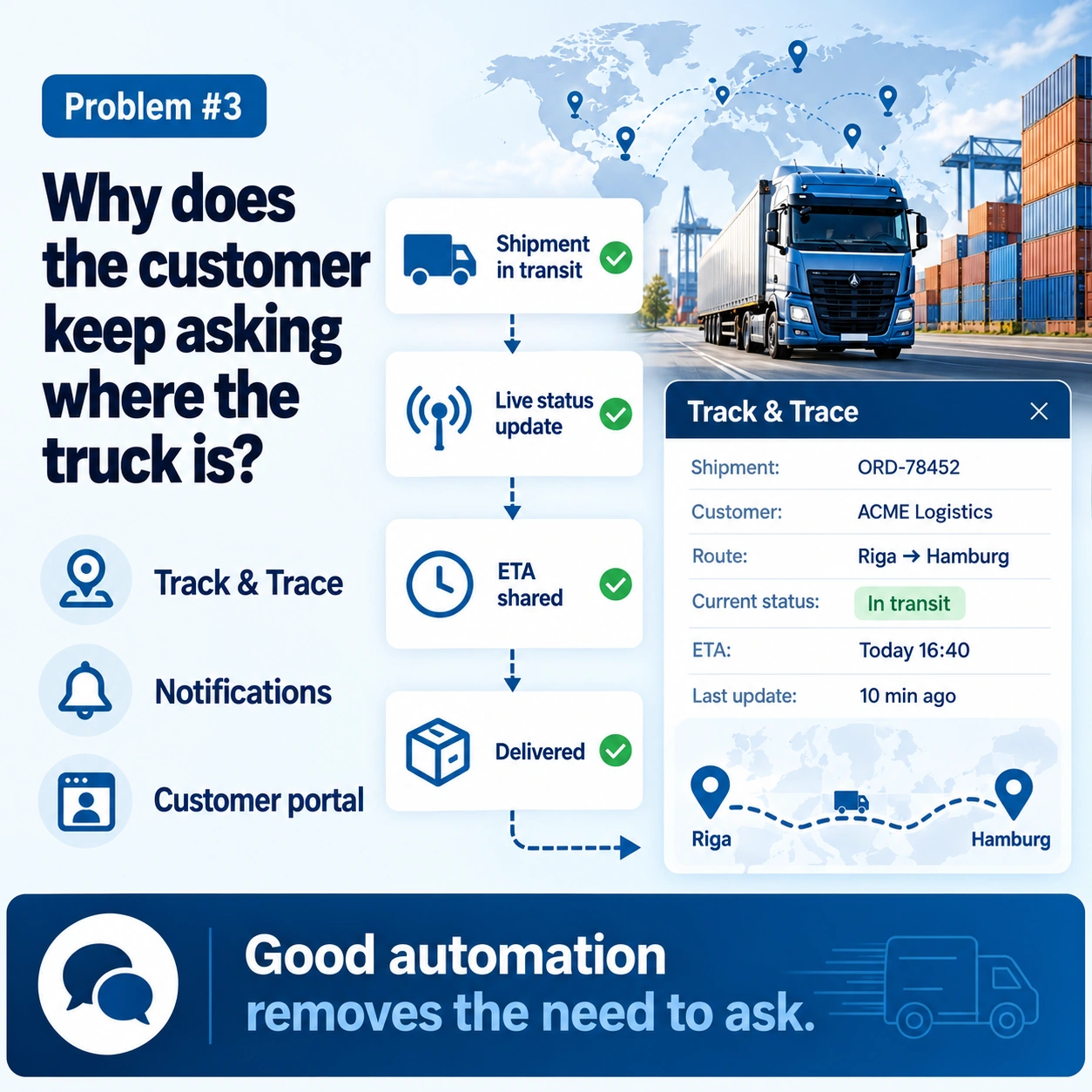 Why Does the Customer Keep Asking Where the Truck Is?
